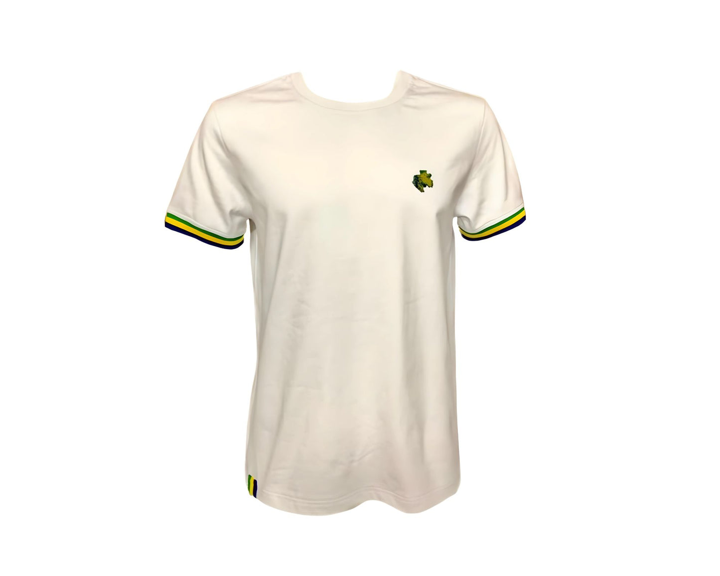 T-Shirt Gabon Homme : Élégance au Drapeau Flottant